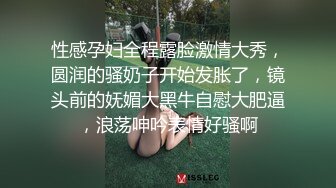 性感孕妇全程露脸激情大秀，圆润的骚奶子开始发胀了，镜头前的妩媚大黑牛自慰大肥逼，浪荡呻吟表情好骚啊