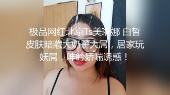 极品网红北京Ts美琳娜 白皙皮肤暗藏大奶子大屌，居家玩妖屌，呻吟娇喘诱惑！